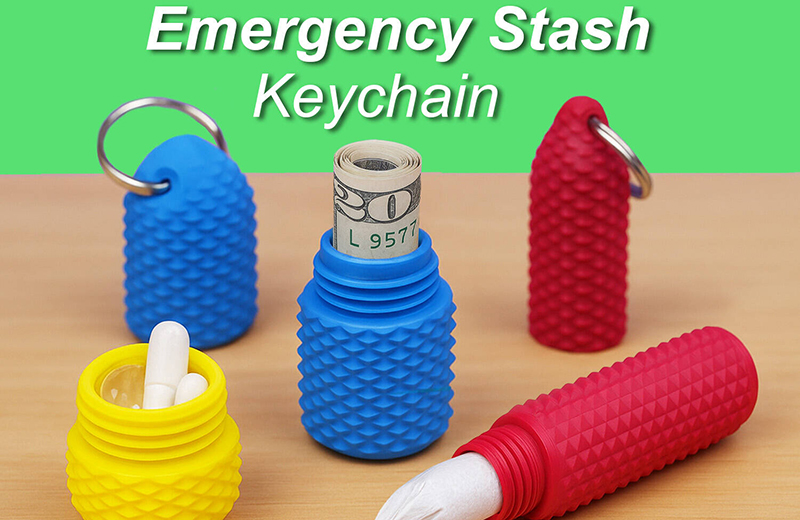 应急储物钥匙扣