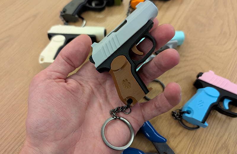 小手枪钥匙扣