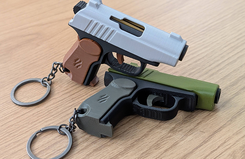 小手枪钥匙扣