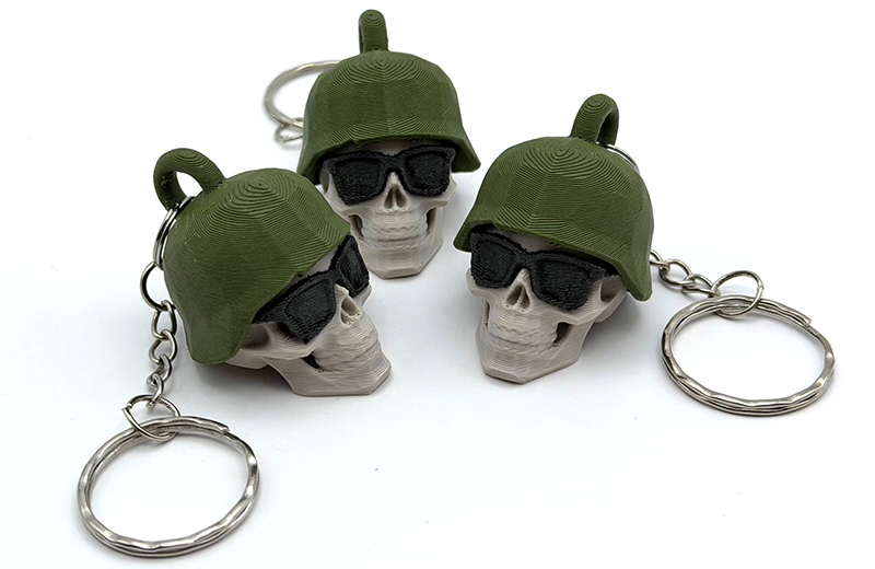 骷髅头士兵钥匙扣