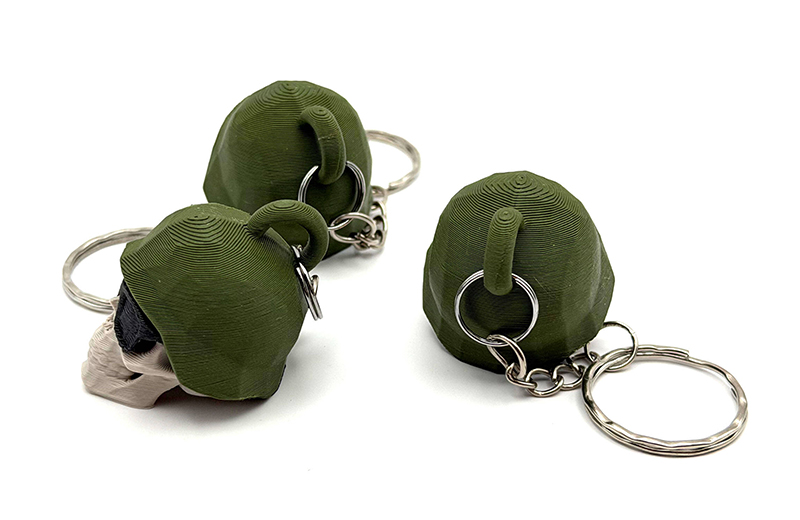 骷髅头士兵钥匙扣