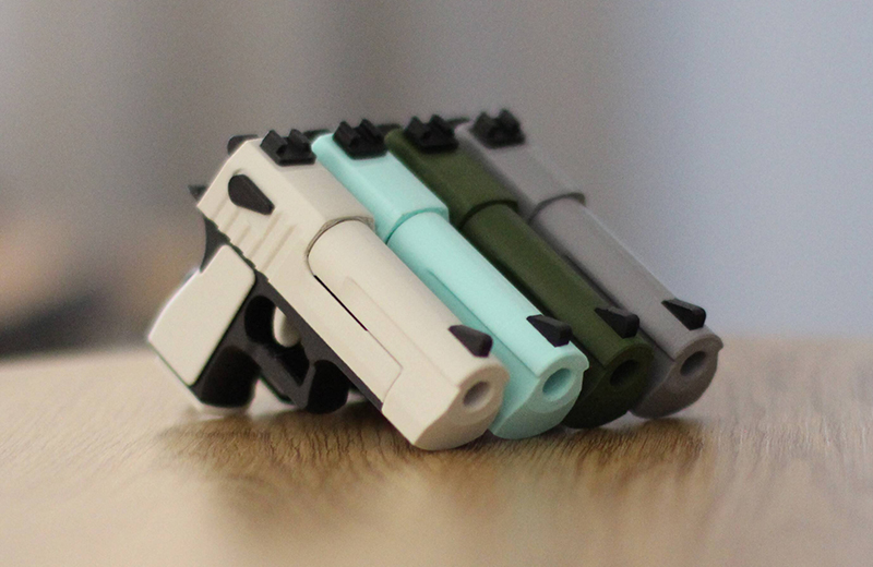 小手枪钥匙扣吊坠