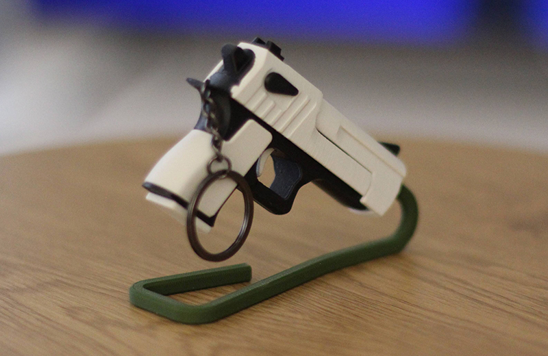 小手枪钥匙扣吊坠