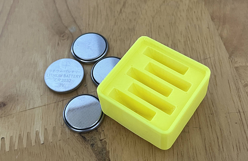 纽扣电池收纳盒