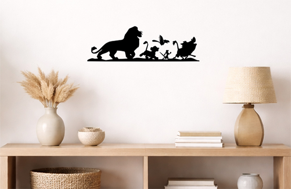 狮子王角色剪影